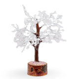 Home Decor - Gem Tree - Rose Quartz - 8.5"H - 300 Beads