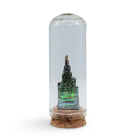 Stone - Bismuth Specimen in Glass Bell