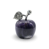 Stone - Amethyst - Apple Shape - Tumbled Large : 1.5''