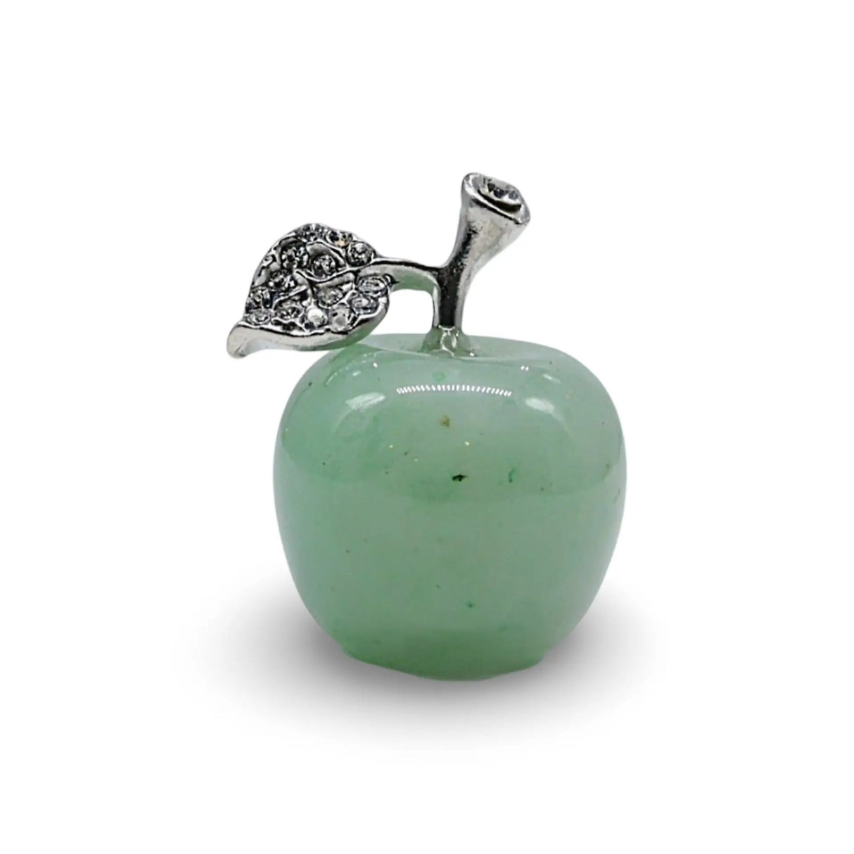 Stone - Green Aventurine - Apple Shape - Tumbled Large : 1.5''