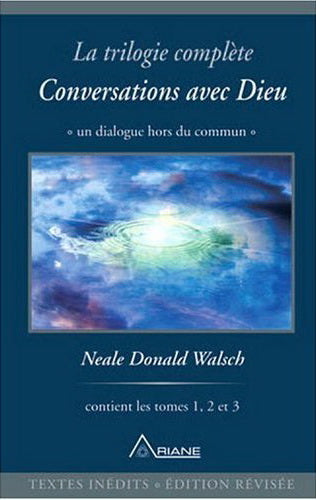 Livre - Conversation avec Dieu: La Trilogie Complète, couverture bleue avec lettrage blanc