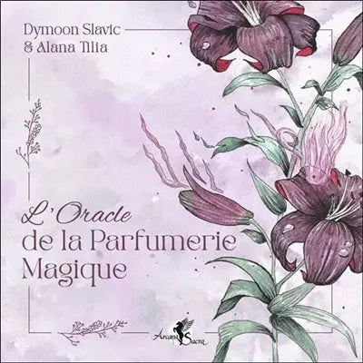 Tarot cards: Astro Tarot Oracle, L'Oracle de la Parfumerie Magique, French Version by Pür Sérénité, purple floral