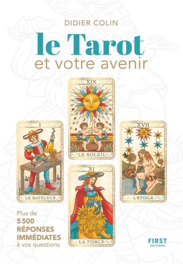 Livre Le Tarot et votre avenir par Pür Sérénité, édition imprimée, cartes de tarot colorées