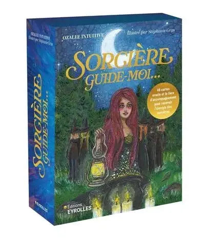 Astro Tarot Oracle Sorcière Guide-moi box by Pür Sérénité, blue forest illustration