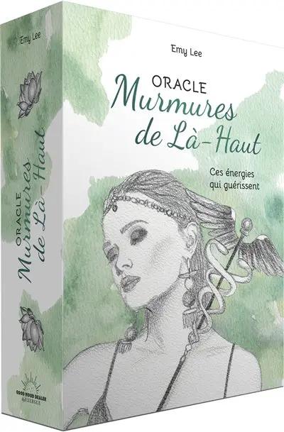 Astro Tarot Oracle - Oracle Murmures de Là-Haut, French version; green watercolor box, Pür Sérénité