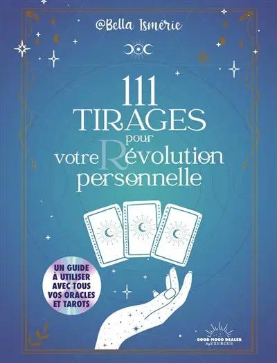 Livre Pür Sérénité: 111 Tirages pour votre Révolution personnelle, couverture bleu gradient et cartes illustrées