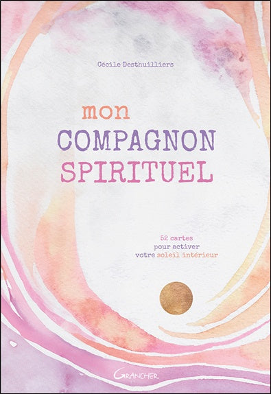 Astro Tarot Oracle: Mon Compagnon Spirituel 52-card deck with pastel pink and purple watercolor cover
