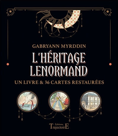 Tarot card set: Astro Tarot Oracle L'Héritage Lenormand by Pür Sérénité; includes a book and 36 restored cards, French edition