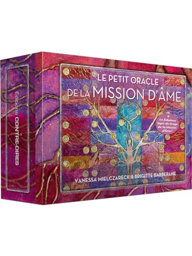 Astro Tarot Oracle Petit Oracle de la Mission d’Âme deck box by Pür Sérénité, purple-pink packaging.