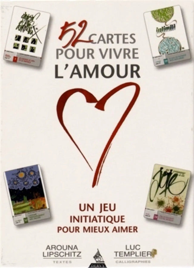 Astro Tarot Oracle 52-card deck by Pür Sérénité, love-themed tarot cards, French version