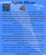 Descriptive Cards - Precious Stones & Crystals - Blue Agate
