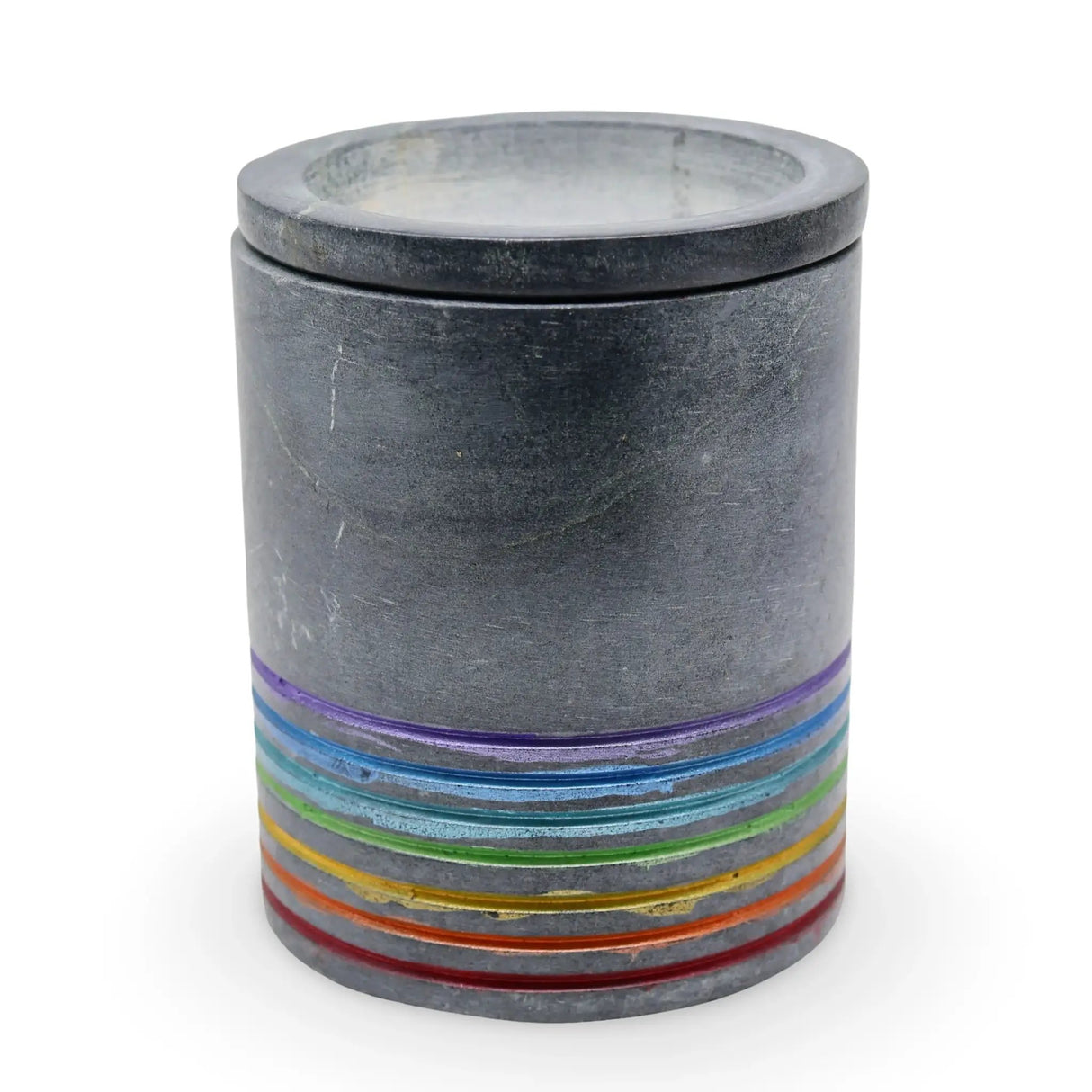 Aroma Diffuser - Oil & Wax Cube Burner - Ceramic - 7 Chakra
