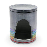 Aroma Diffuser - Oil & Wax Cube Burner - Ceramic - 7 Chakra