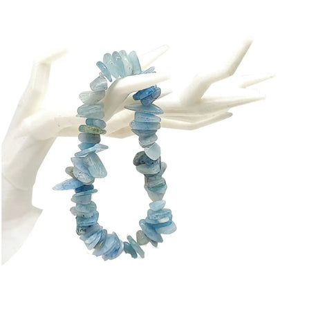 Bracelet -Aquamarine -Natural Shape -Chips