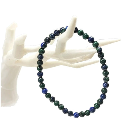 Bracelet -Azurite & Malachite -4mm