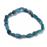 Bracelet - Blue Apatite - Natural Shape