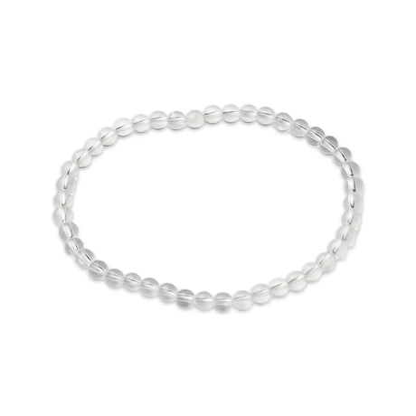 Bracelet -Crystal Quartz -4mm