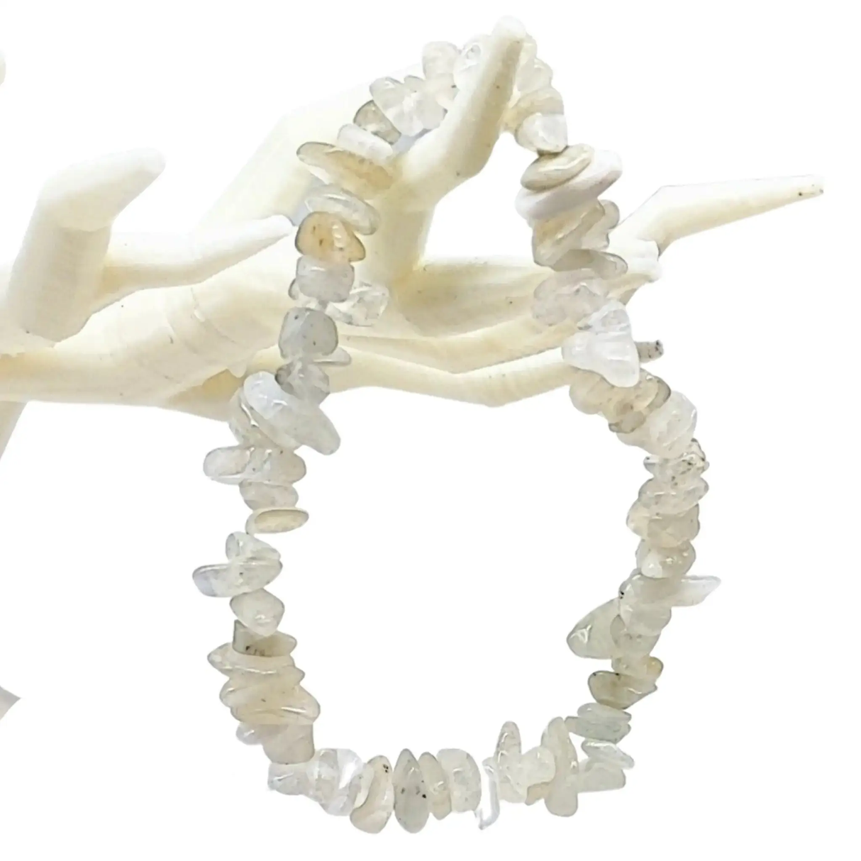 Bracelet -Rainbow Moonstone -Chips