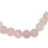 Bracelet - Rose Quartz - Frosted - 8mm