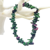 Bracelet -Ruby Zoisite -Chips