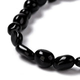 Bracelet - Black Tourmaline - Natural Shape Stones