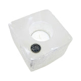 Candle Holder -Selenite Cube