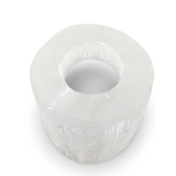 Candle Holder -Selenite Rounded