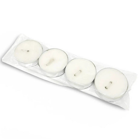 Candle -Tealights -White -Pack of 4