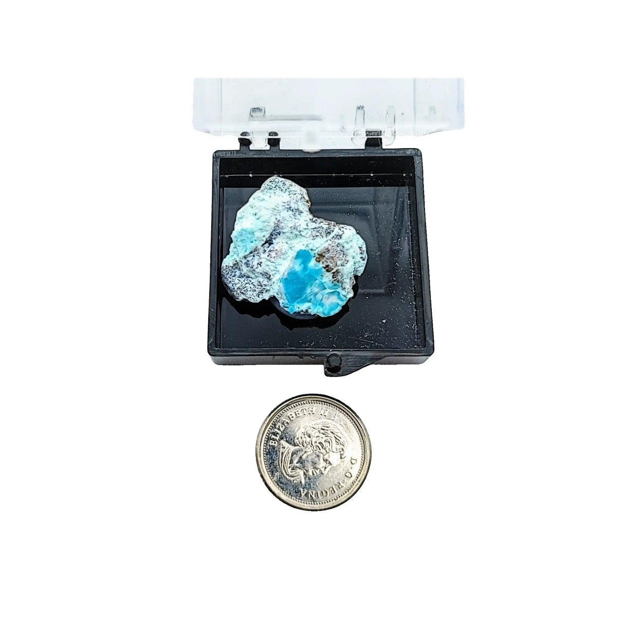 Collection Piece -Display Box -Cyanotrichite -Rough -Guizhou