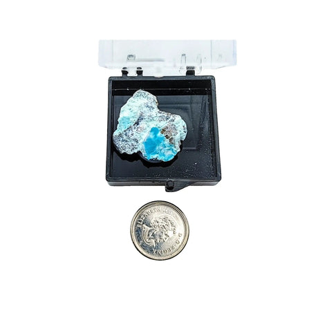 Collection Piece -Display Box -Cyanotrichite -Rough -Guizhou