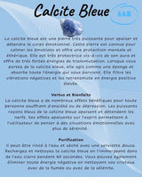 Descriptive Cards -Precious Stones & Crystals -Blue Calcite Default Title