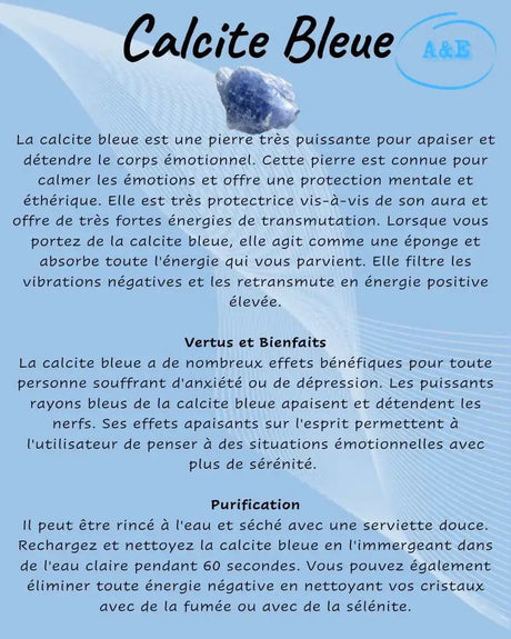Descriptive Cards -Precious Stones & Crystals -Blue Calcite Default Title