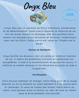 Descriptive Cards -Precious Stones & Crystals -Blue Onyx