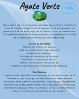 Descriptive Cards -Precious Stones & Crystals -Green Agate Default Title