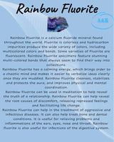 Descriptive Cards -Precious Stones & Crystals -Rainbow Fluorite