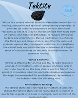 Descriptive Cards -Precious Stones & Crystals -Tektite