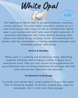 Descriptive Cards -Precious Stones & Crystals -White Opal