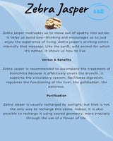 Descriptive Cards -Precious Stones & Crystals -Zebra Jasper