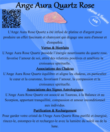 Descriptive Cards - Precious Stones & Crystals - Angel Aura Rose Quartz