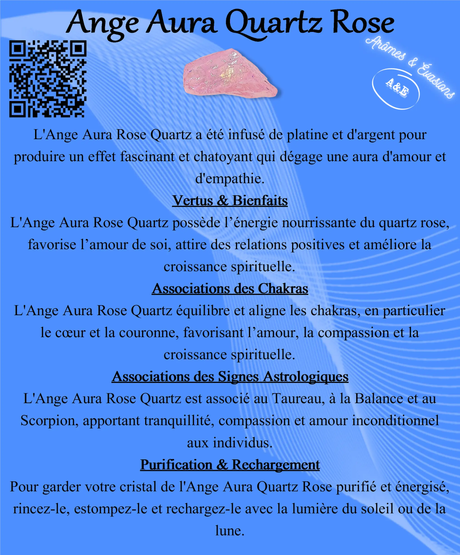 Descriptive Cards - Precious Stones & Crystals - Angel Aura Rose Quartz