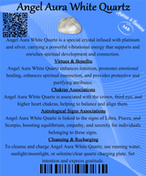 Descriptive Cards - Precious Stones & Crystals - Angel Aura White Quartz