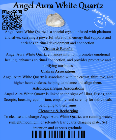 Descriptive Cards - Precious Stones & Crystals - Angel Aura White Quartz