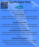 Descriptive Cards - Precious Stones & Crystals - Aqua Aura Quartz