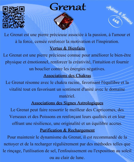 Descriptive Cards - Precious Stones & Crystals - Garnet