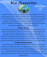 Descriptive Cards - Precious Stones & Crystals - K2 Azurite