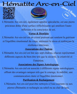 Descriptive Cards - Precious Stones & Crystals - Rainbow Hematite