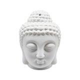 Diffuser -Oil & Wax Warmer -Ceramic -White Buddha Head