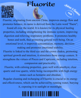 Descriptive Cards - Precious Stones & Crystals - Fluorite