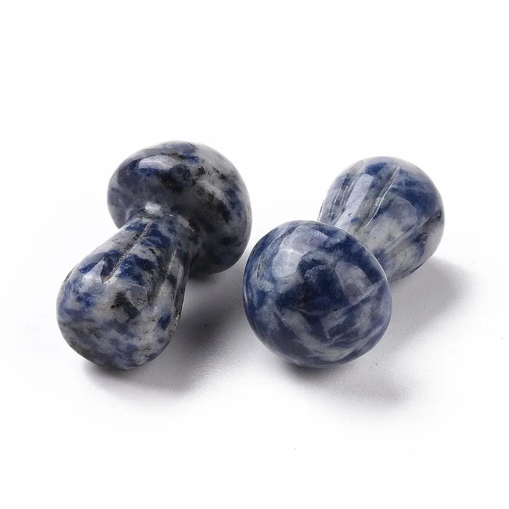 Stone - Blue Spot Jasper - Sculpture - Mushroom