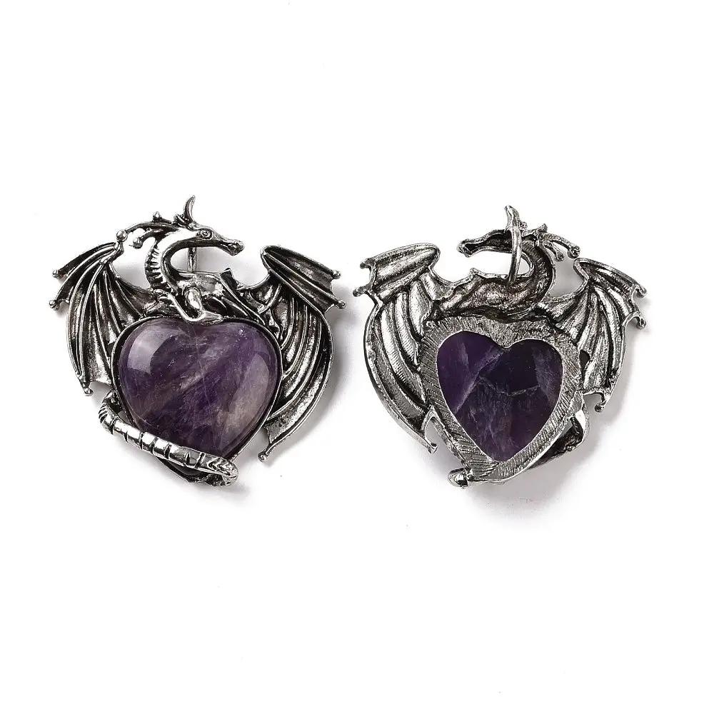 Necklace - Dragon Heart - Amethyst